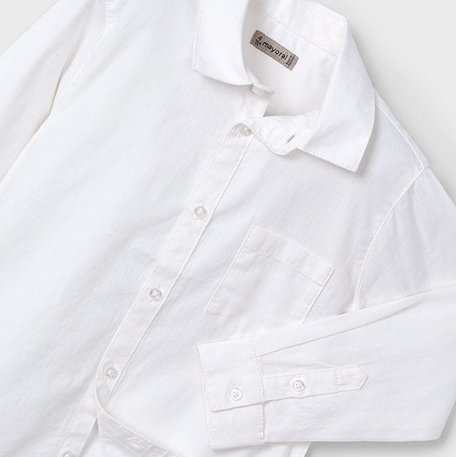 Mayoral Mini Basic Long Sleeve Shirt_ 140-34
