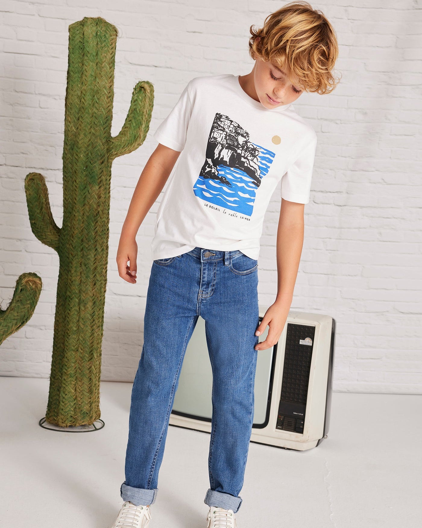 Nukutavake Boys Basic Regular Fit Denim Pants