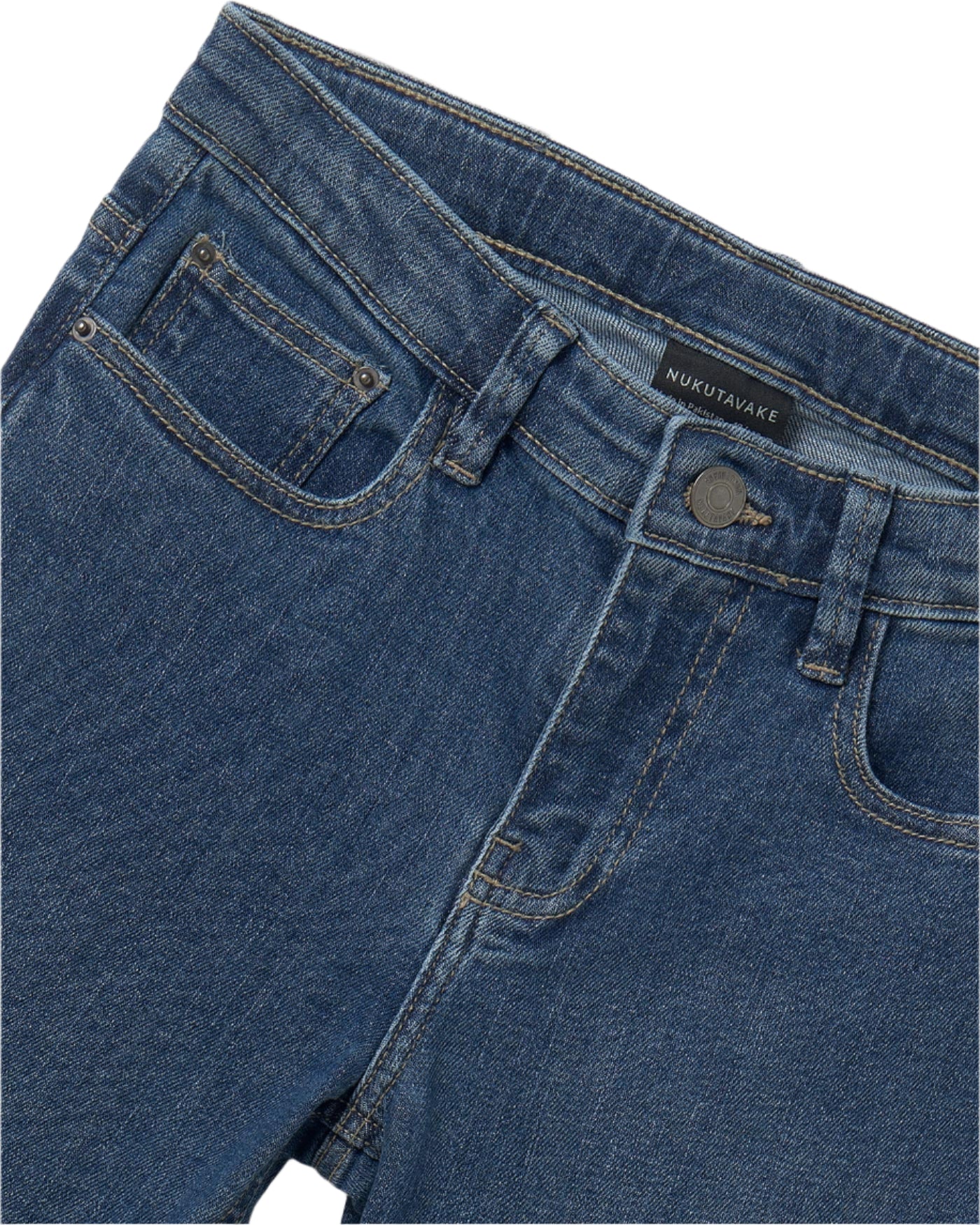 Nukutavake Boys Basic Regular Fit Denim Pants