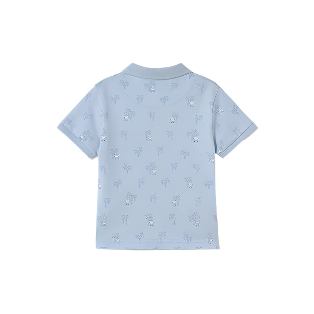 Mayoral Baby Palm Tree Print Short Sleeve Polo_ 1109-66