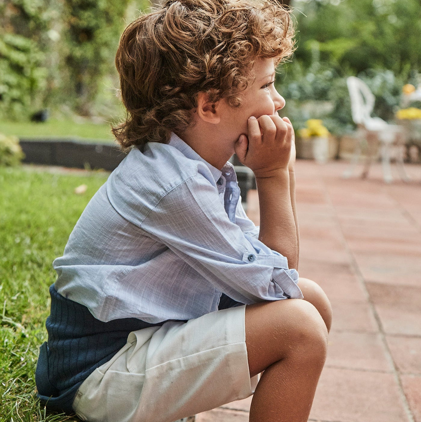 Mayoral Boys Linen Shorts