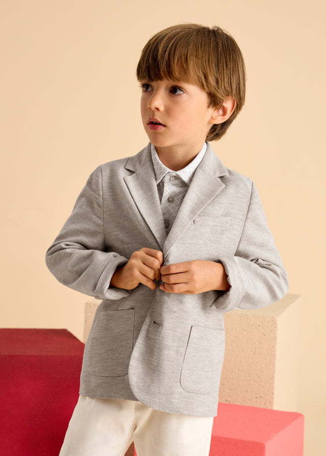 Mayoral Mini Linen Blazer_ 3417