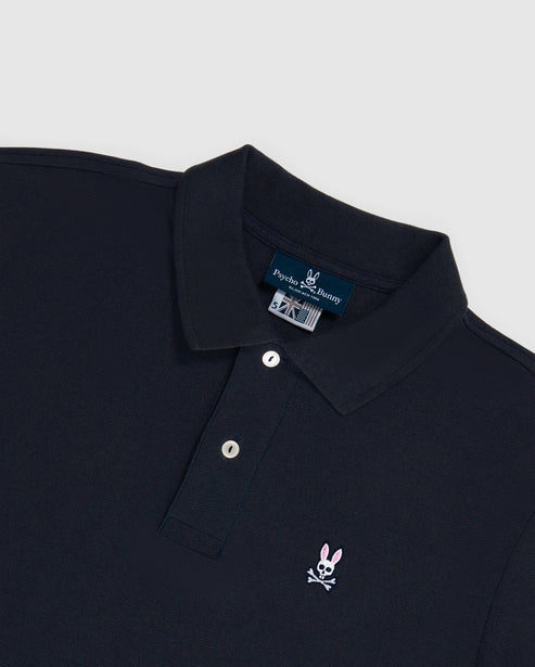 Psycho Bunny Mens Navy Classic Polo_ B6K001ARPC-410