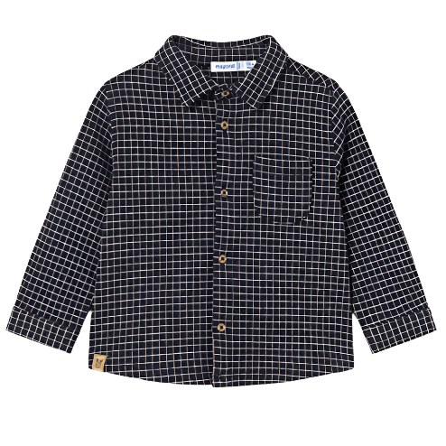 Baby Long Sleeve Jacquard Shirt - NorthBoys