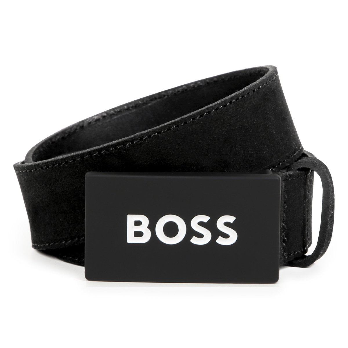Boys Black Leather Belt - NorthBoys