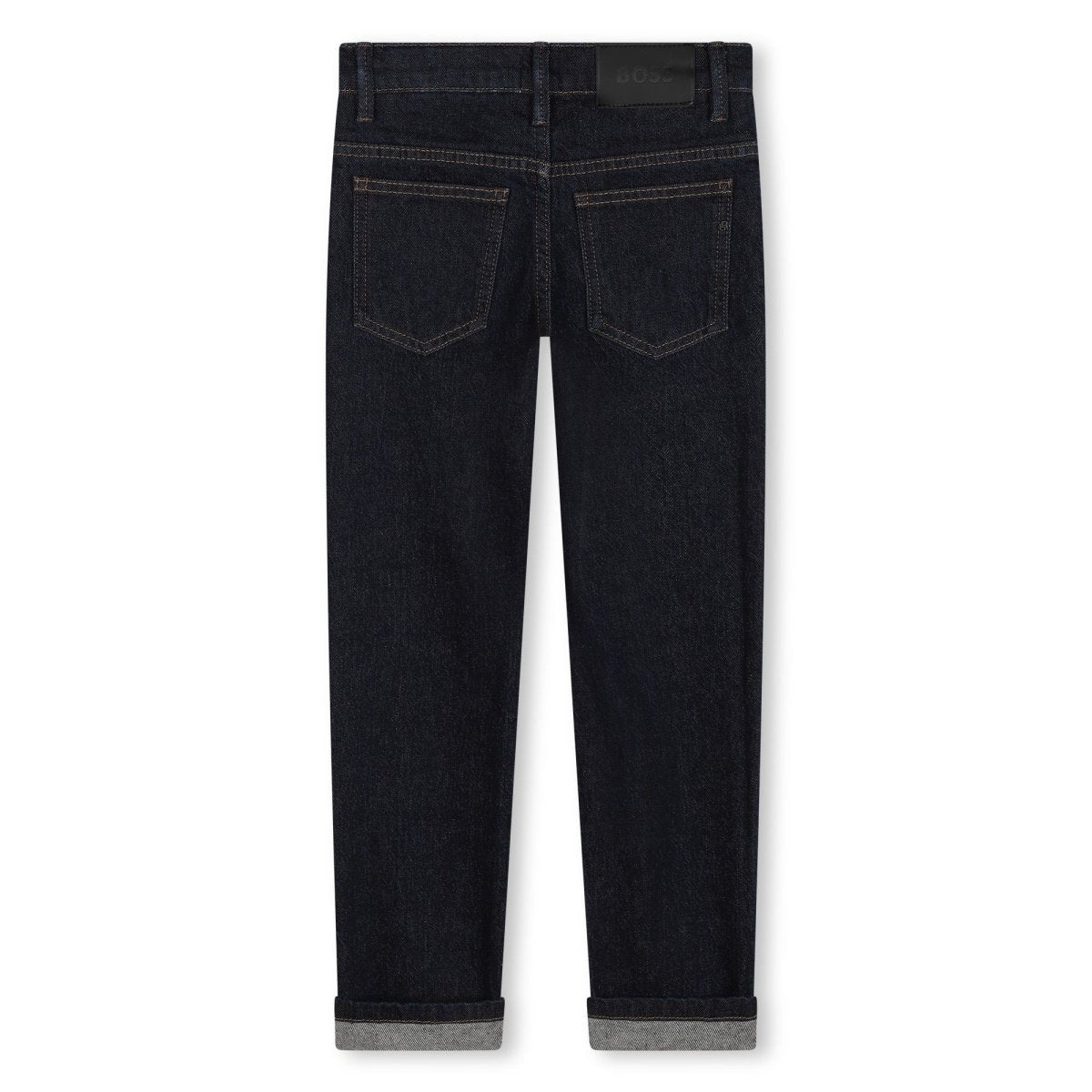 Boys Slim Fit Dark Denim Jeans - NorthBoys