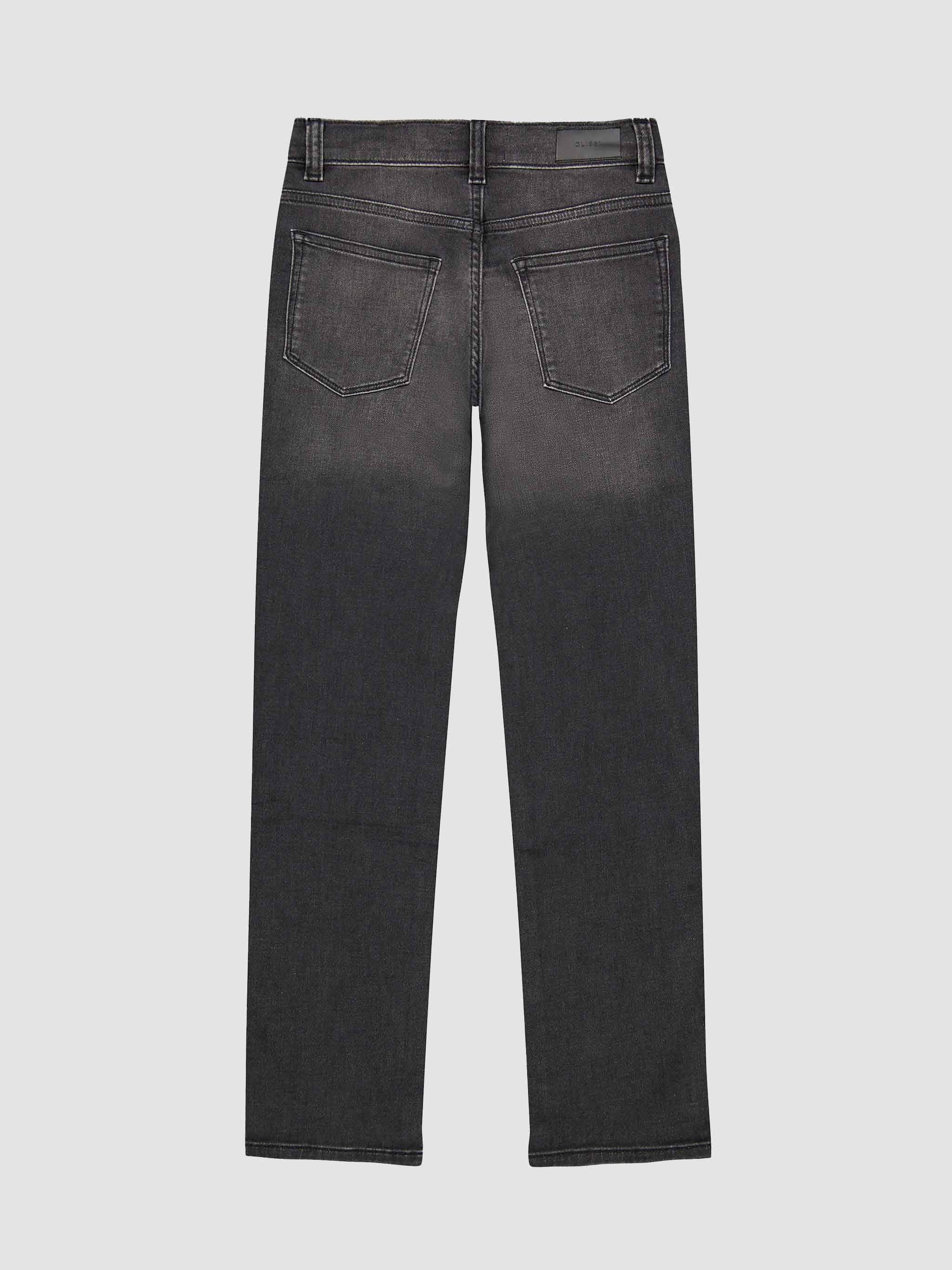 DL1961 Boys Brady Slim Washed Black Knit_ 24122-25