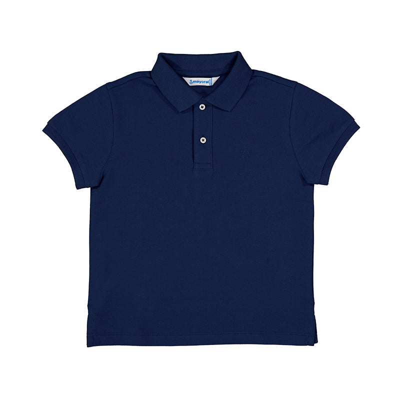 Mayoral Mini Basic Navy Short Sleeve Polo