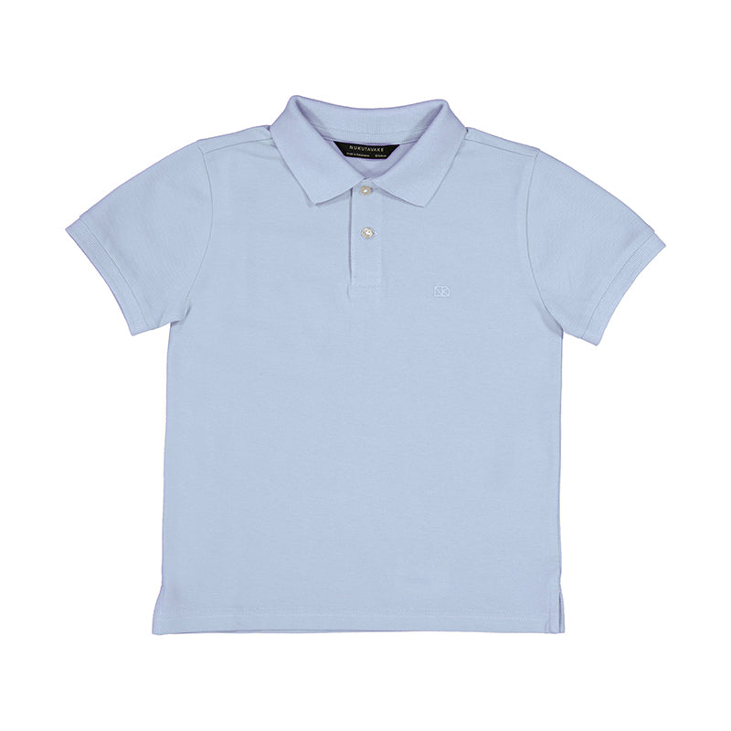 Nukutavake Basic Blue Short Sleeve Polo