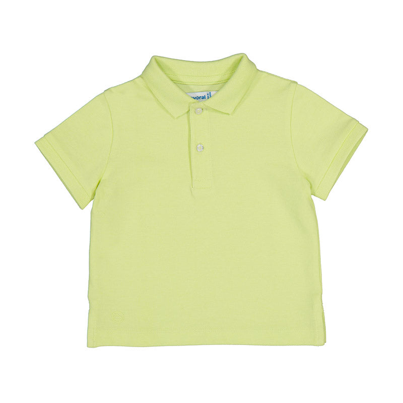 Mayoral Baby Basic Yellow Short Sleeve Polo