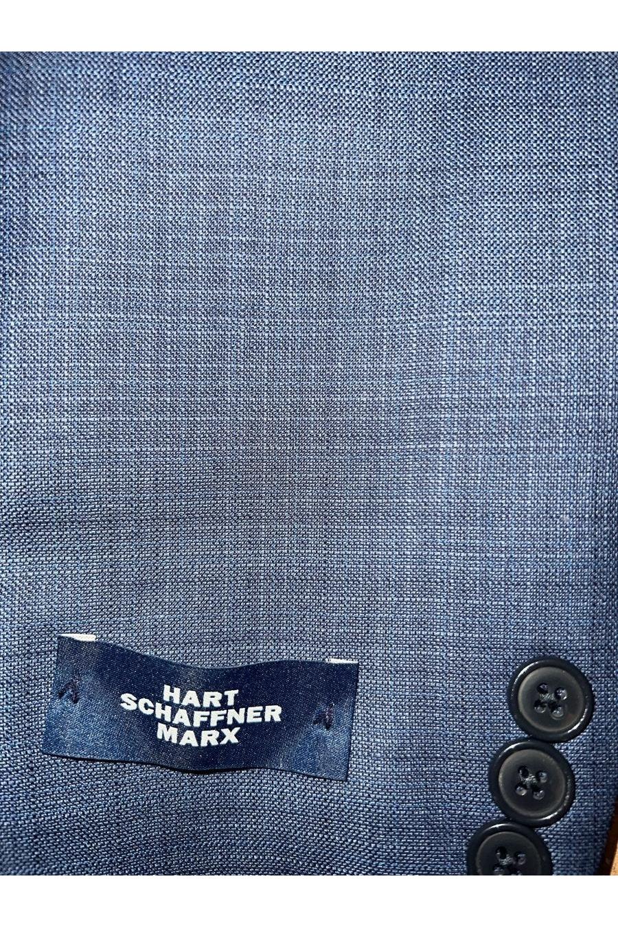 Hart Schaffner Marx Boys Blue Sharkskin Wool Suit-NorthBoys