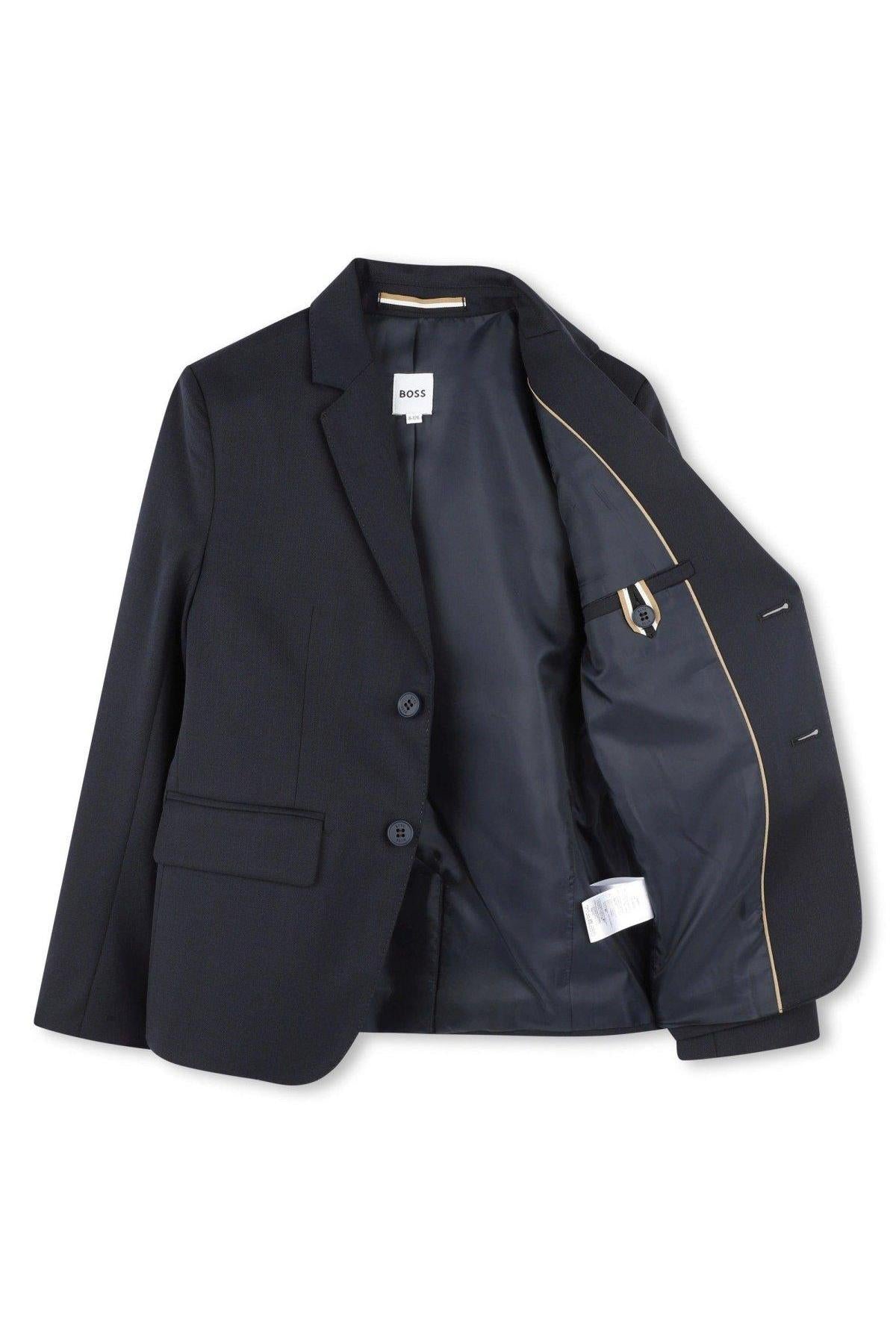 Hugo Boss Boys Slim Fit Navy Suit_ J52067/J51982-NorthBoys