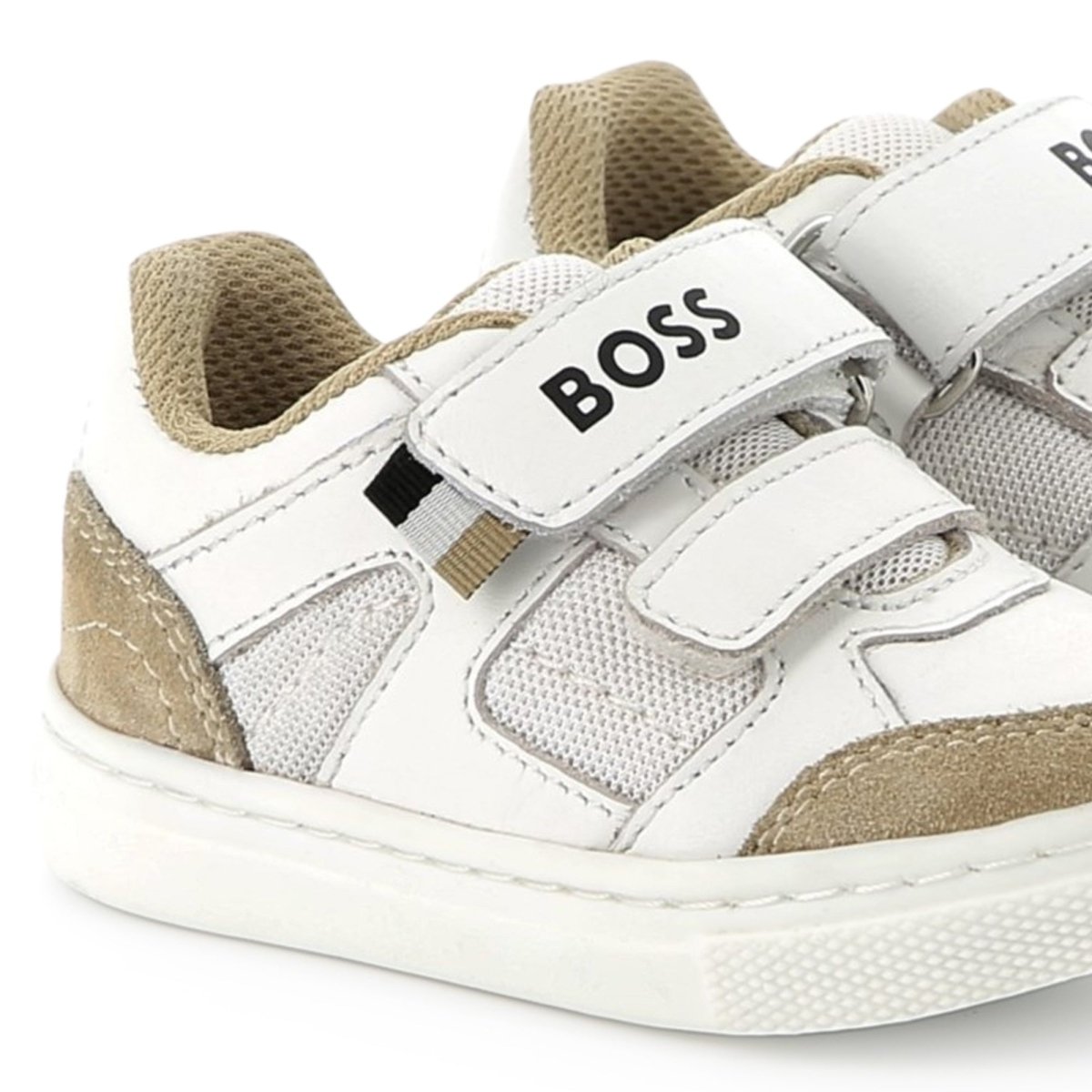 Hugo Boss Toddler Leather Velcro Sneakers_ J52163 - NorthBoys
