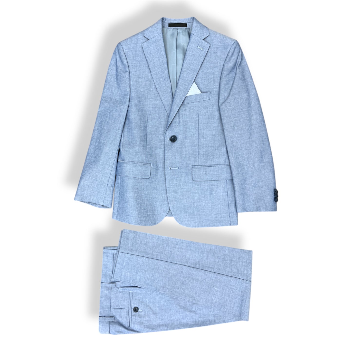 Michael Kors boys light blue suit