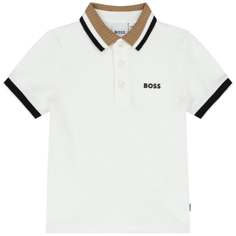 Hugo Boss Toddler Polo S/S Shirt_ J05A35-10P
