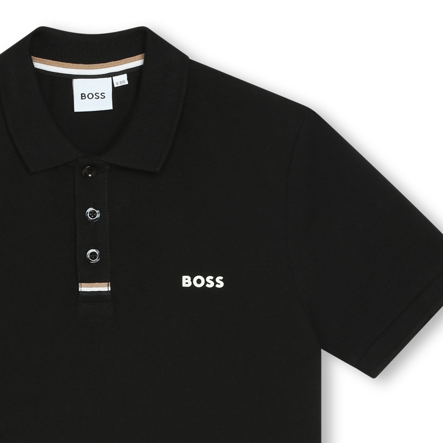 Hugo Boss Boys Black Polo