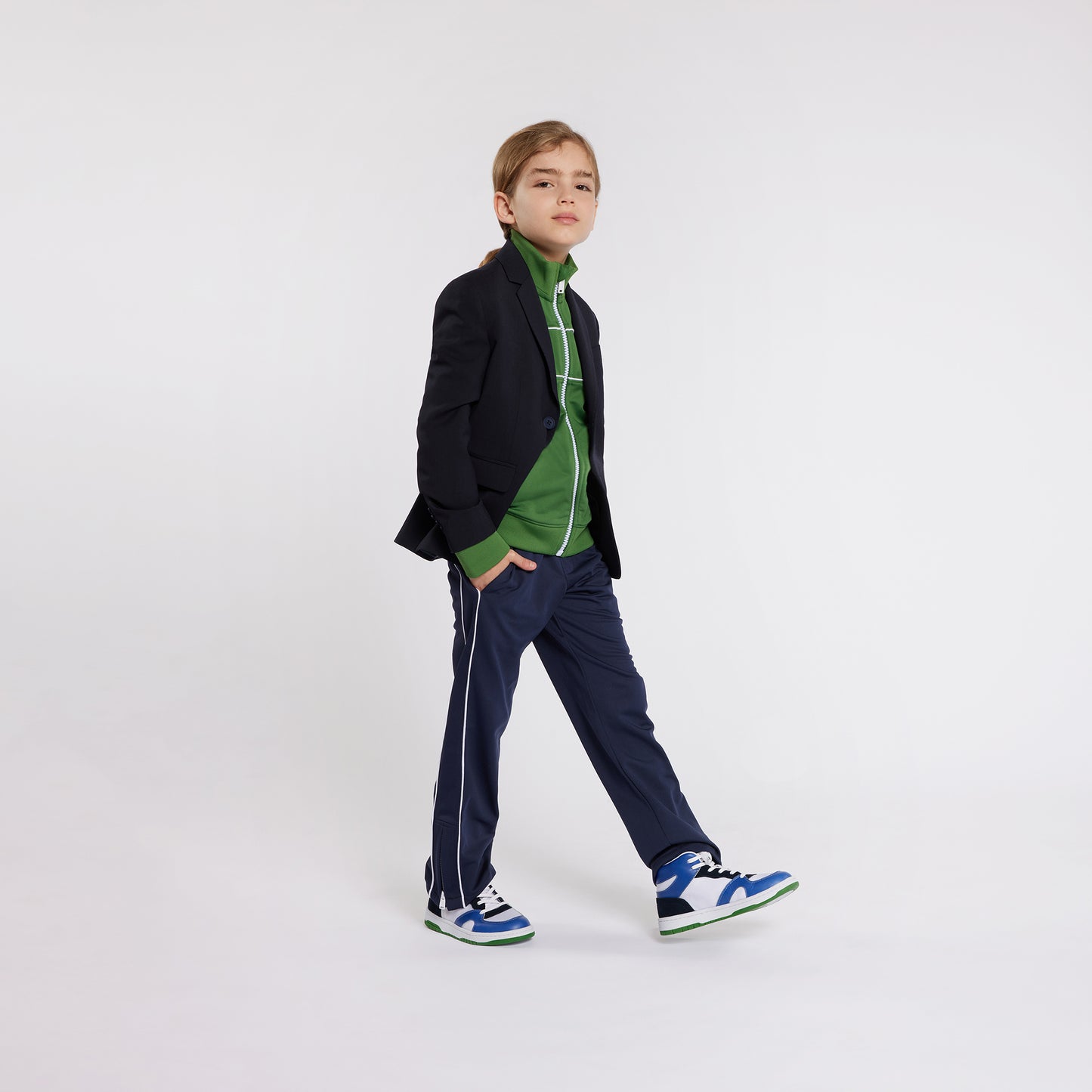 Hugo Boss Boys Classic Navy Wool Suit