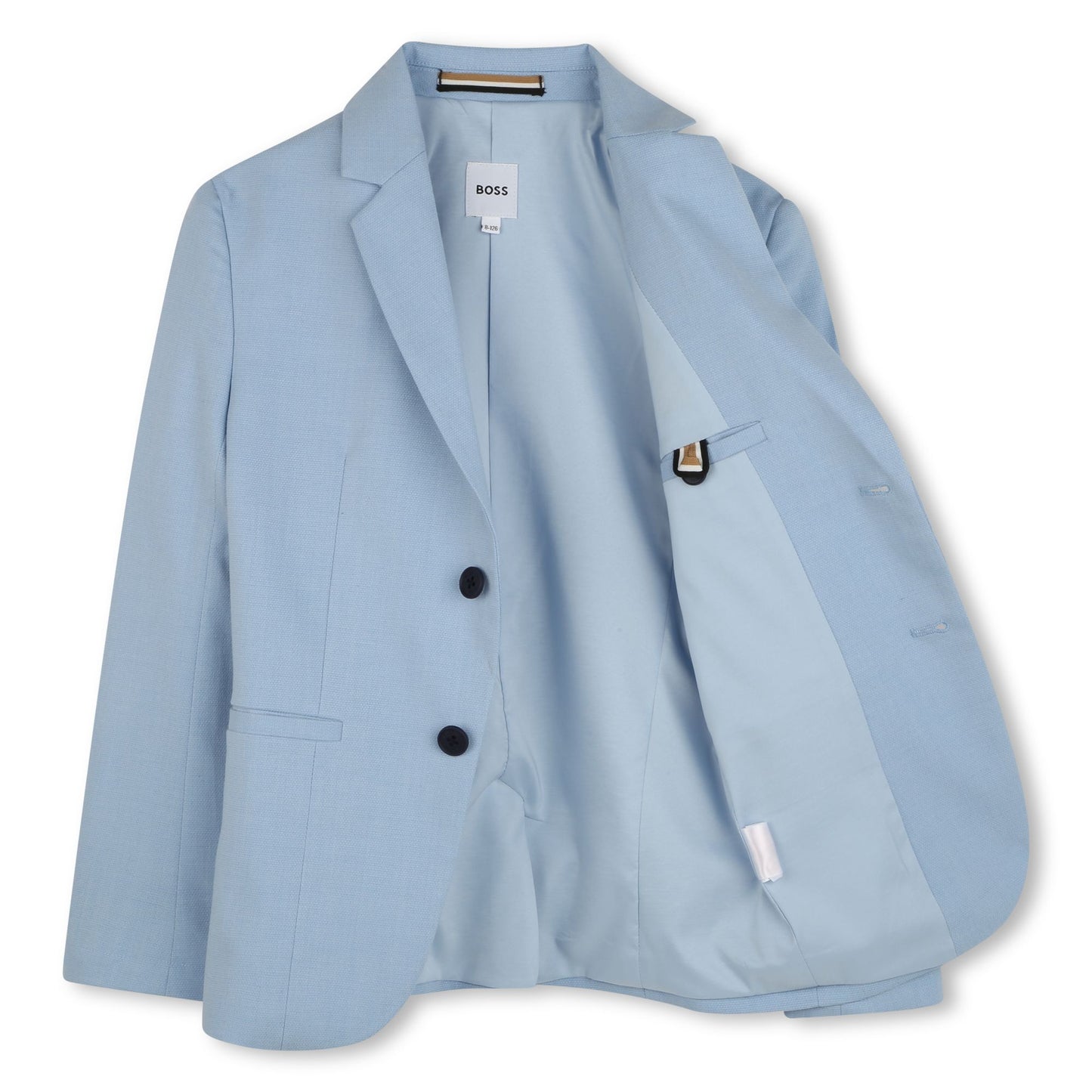 Hugo Boss Boys Slim Fit Pale Blue Suit_ J52068/J51981
