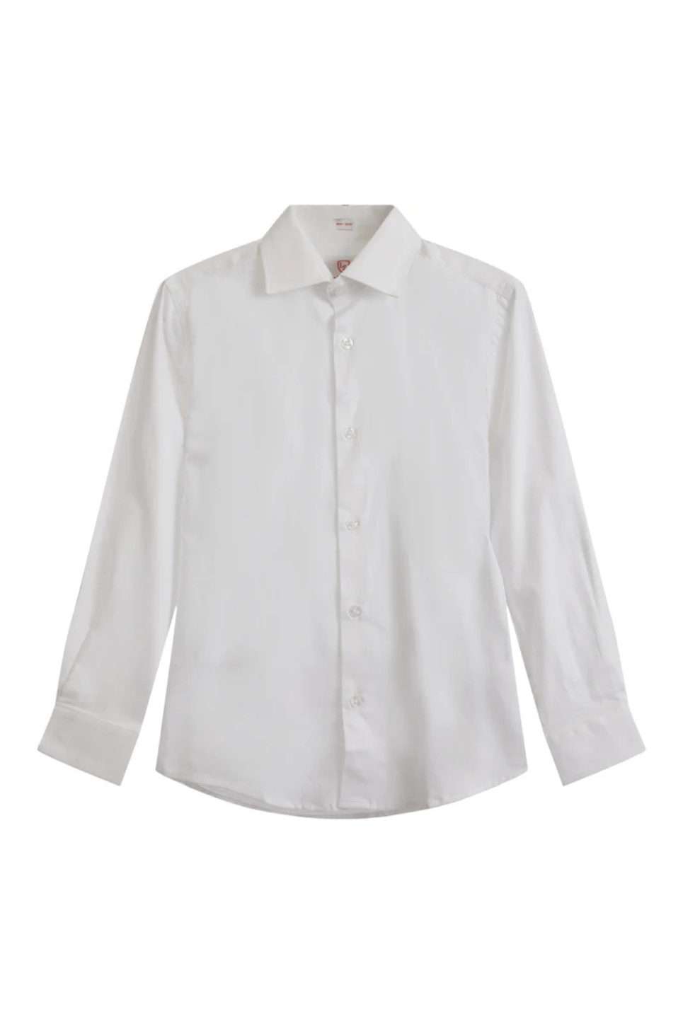 Leo & Zachary Boys White 4 Way Stretch Dress Shirt_ IS5590  NorthBoys