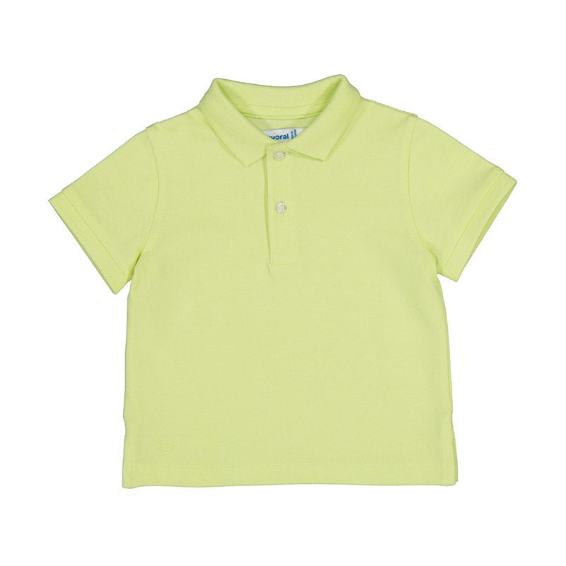 Mayoral Baby Basic Yellow Short Sleeve Polo - NorthBoys
