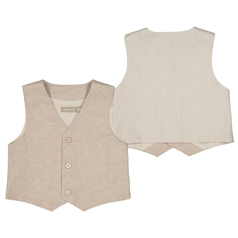 Mayoral Baby Dressy Linen Vest_ 1387 - 46 - NorthBoys