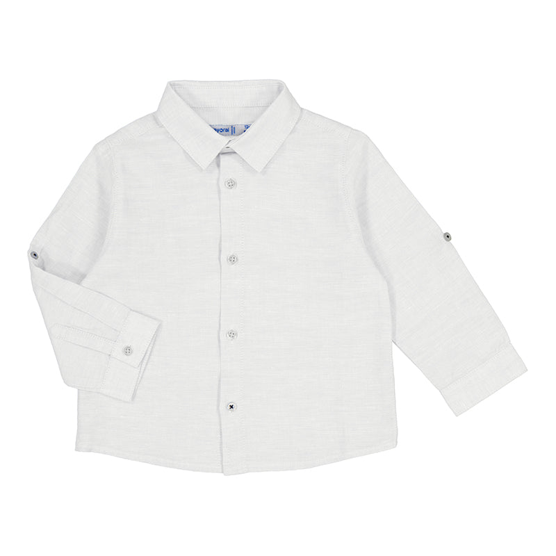 Mayoral Baby White Linen Dress Shirt_ 117 - 32 - NorthBoys