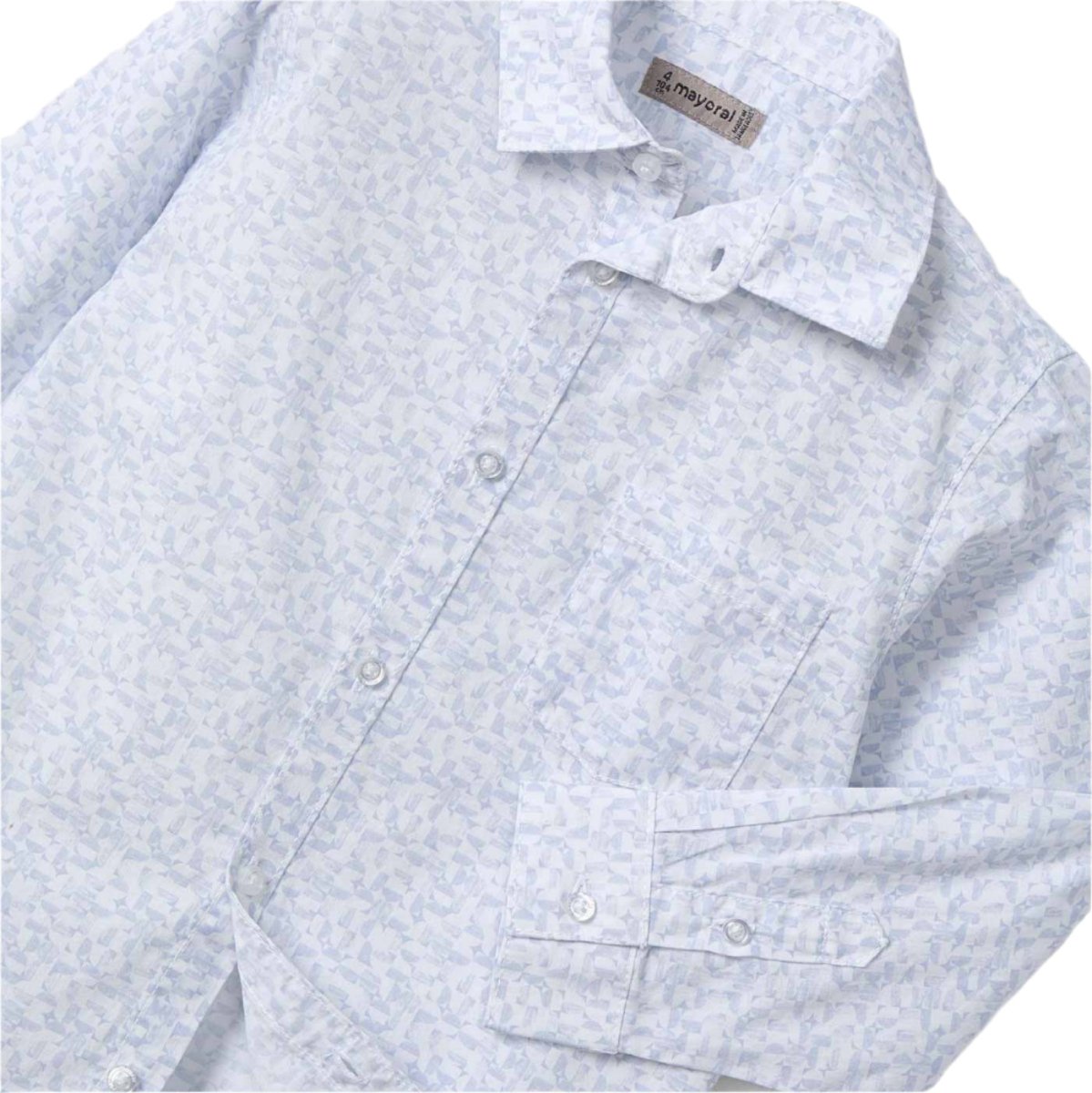Mayoral Boys Mini Long Sleeve Shirt_ 3117 - NorthBoys