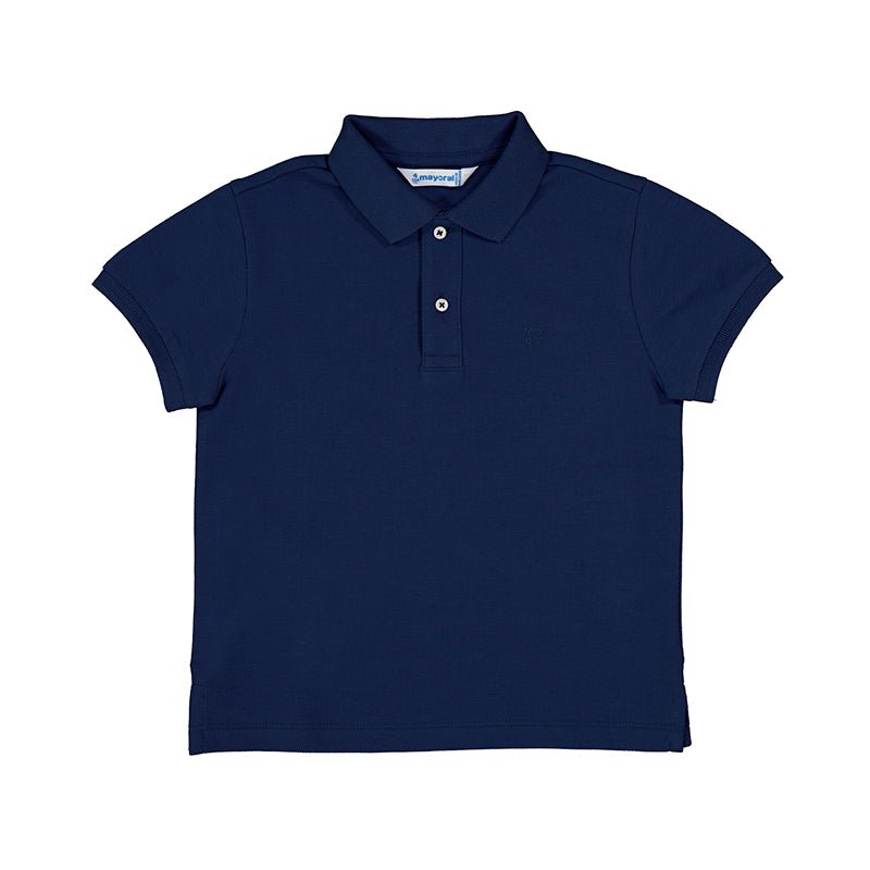Mayoral Mini Basic Navy Short Sleeve Polo - NorthBoys