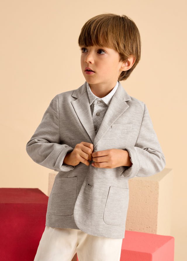 Mayoral Mini Linen Blazer_ 3417-NorthBoys