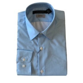 Marc New York Boys Skinny Blue/White Squares Dress Shirt