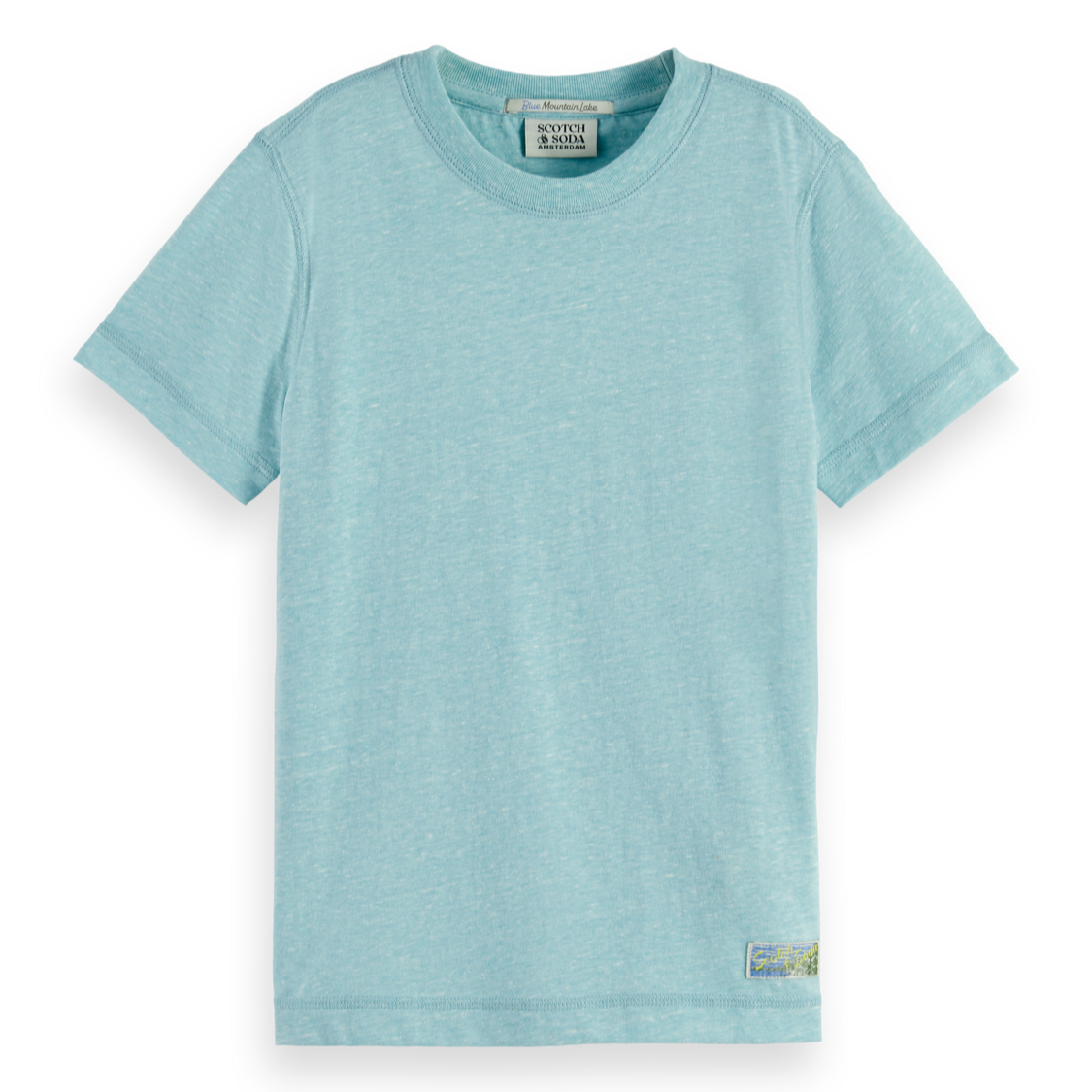 Scotch & Soda Boys Regular Fit Melange T-Shirt_ 179493