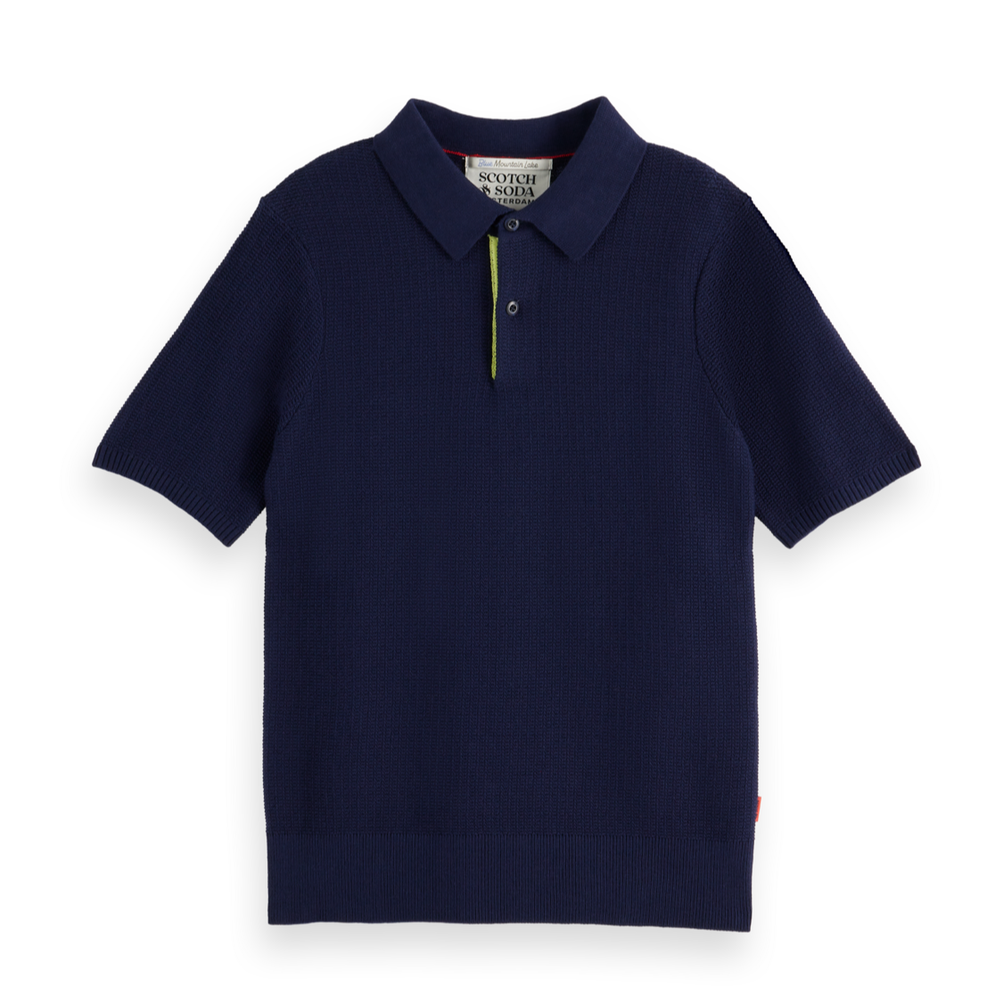 Scotch & Soda Boys Structured Knitted Polo_ 179508