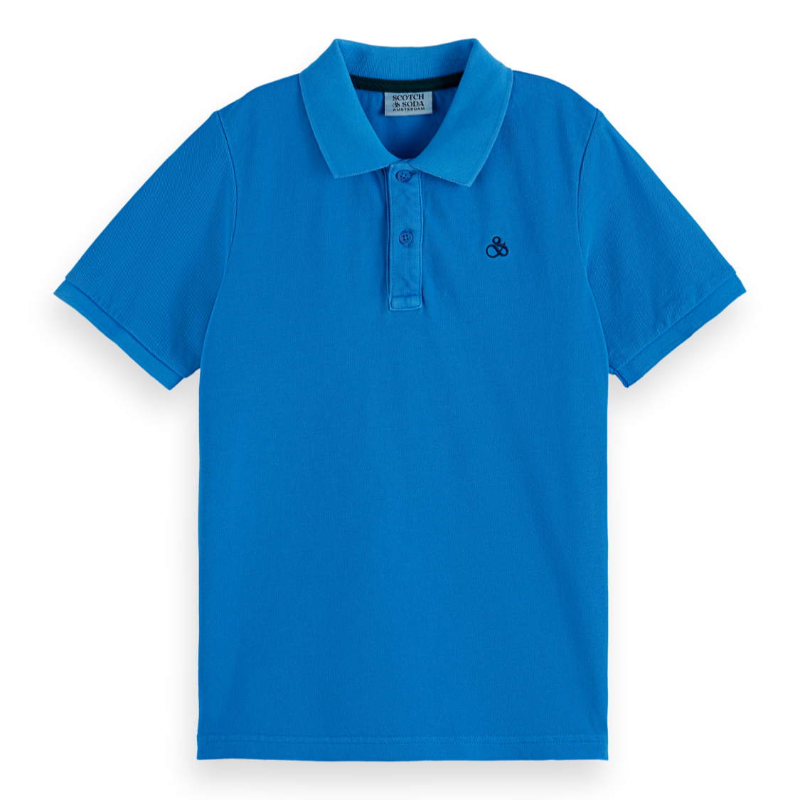 Scotch & Soda Boys Garment-Dyed Pique Polo_ 179509