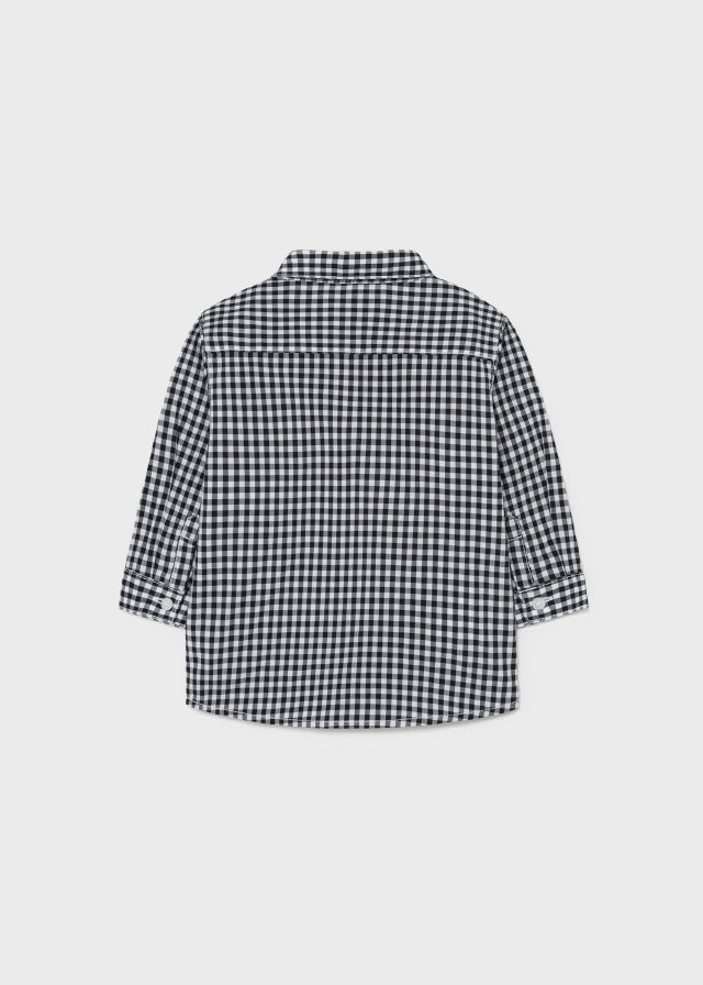 Mayoral Baby L/s Poplin Check Shirt 2145-58
