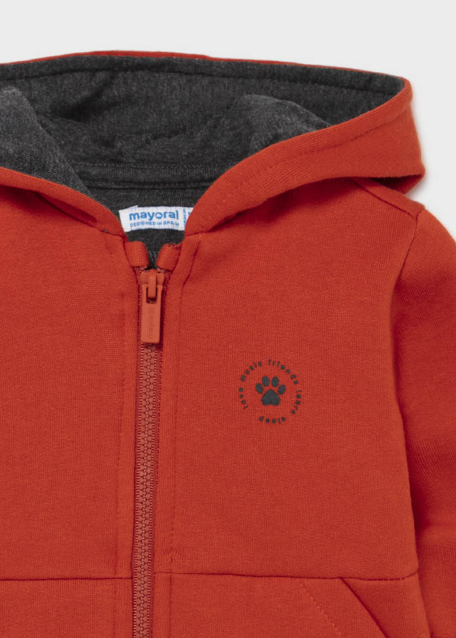 Mayoral Baby Fleece " Cat " Sweatshirt 2425-58