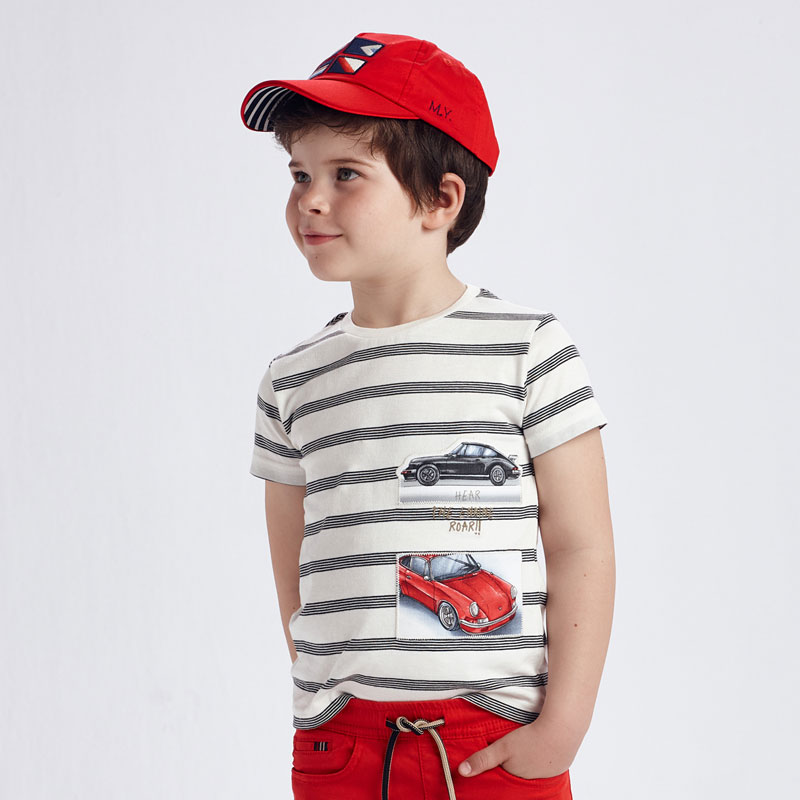 Mayoral Mini Boys T-Shirt sports cars red