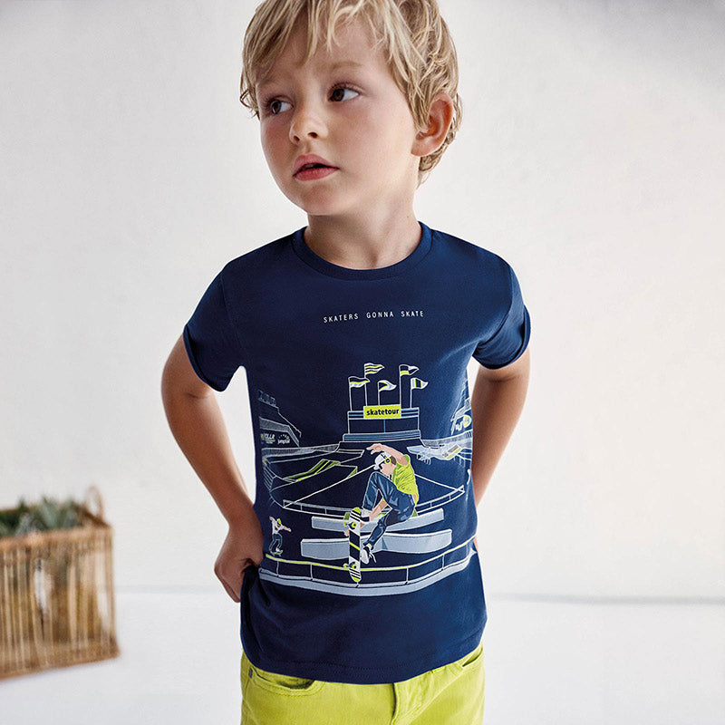 Mayoral Mini Boys Glow in the Dark T-Shirt