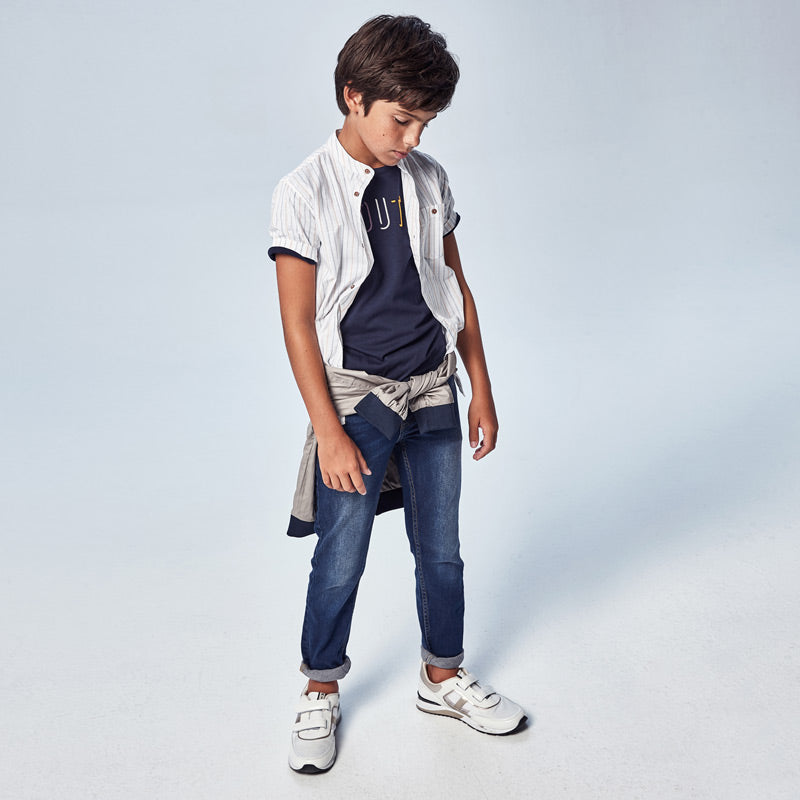Nukutavake Boys Regular Fit Jeans -Dark wash