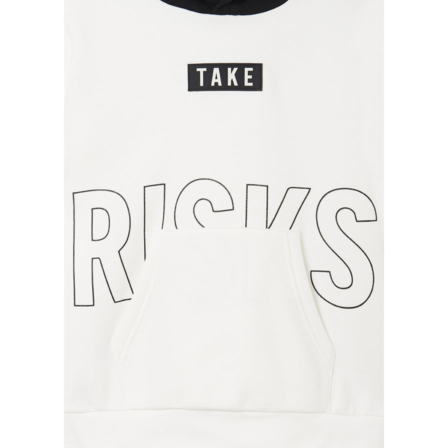 Nukutavake Boys Contrast Pullover With Hoodie 7403-63