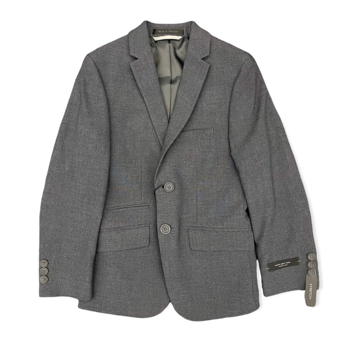 Andrew Marc Boys Skinny Charcoal Suit Separate Jacket RW0000-NorthBoys