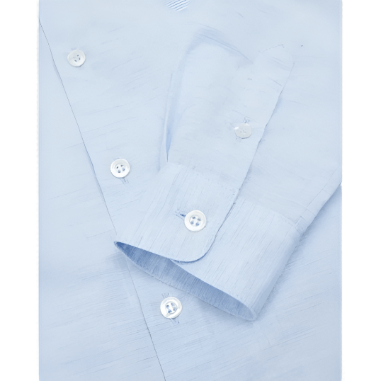 Emporio Armani Boys Blue Linen Dress Shirt_ 3R4C09 - 4N7NZ - NorthBoys