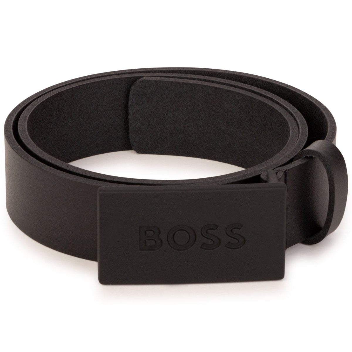 Hugo Boss Boys Leather Belt_ Black J20332 - 09B - NorthBoys