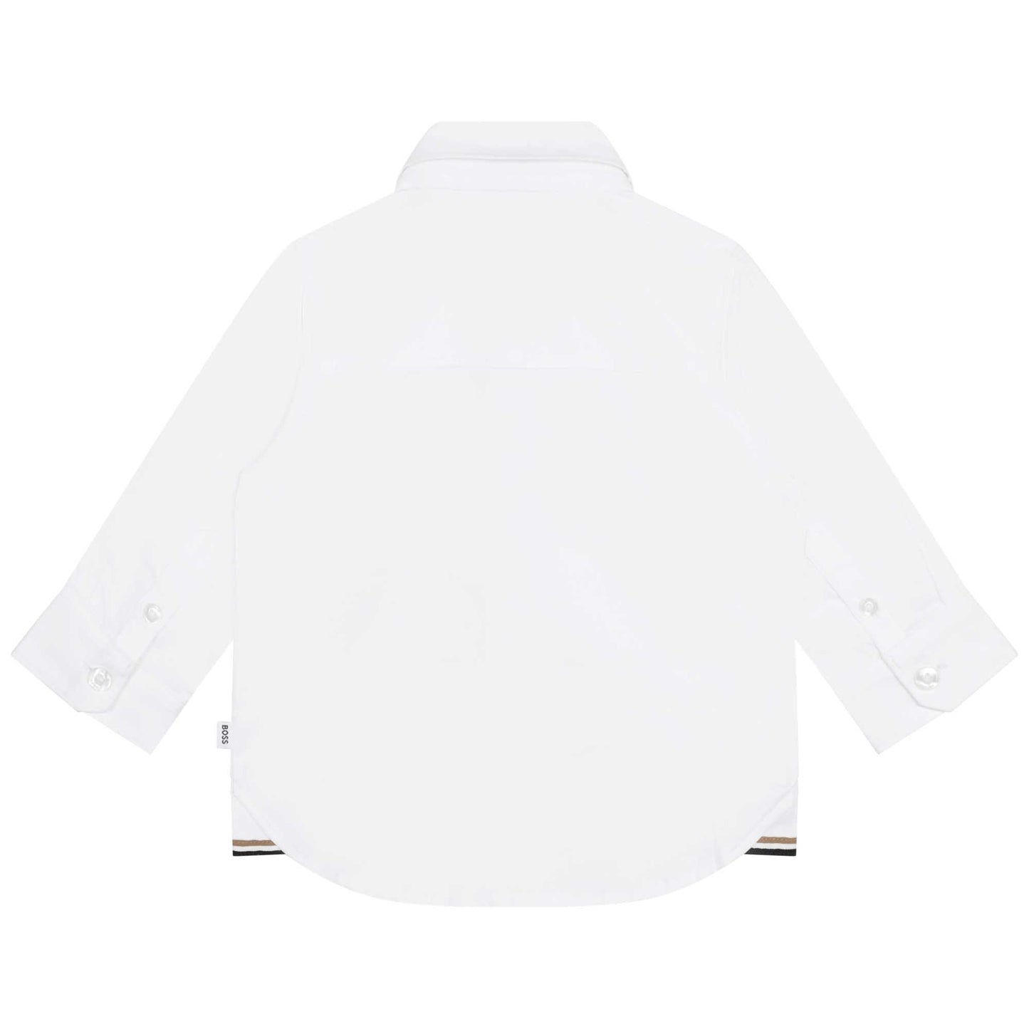 Hugo Boss Toddler Dress Long Sleeve Shirt_White J05983-10P