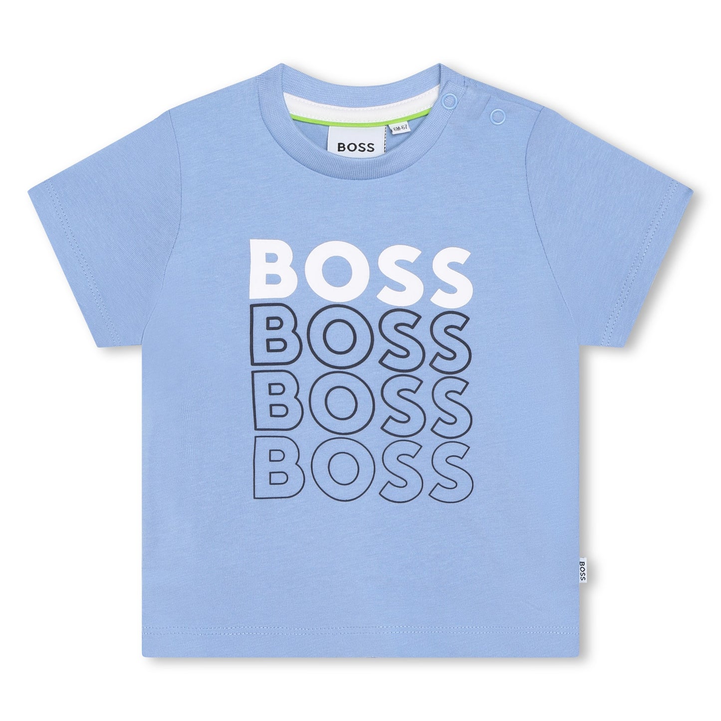 Hugo Boss Toddler Dress Short Sleeve T-Shirt_Blue J05A02-77A