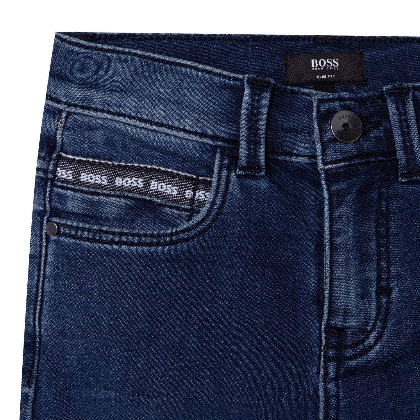 Hugo Boss Boys Denim Pants_ Stone J24759-Z07