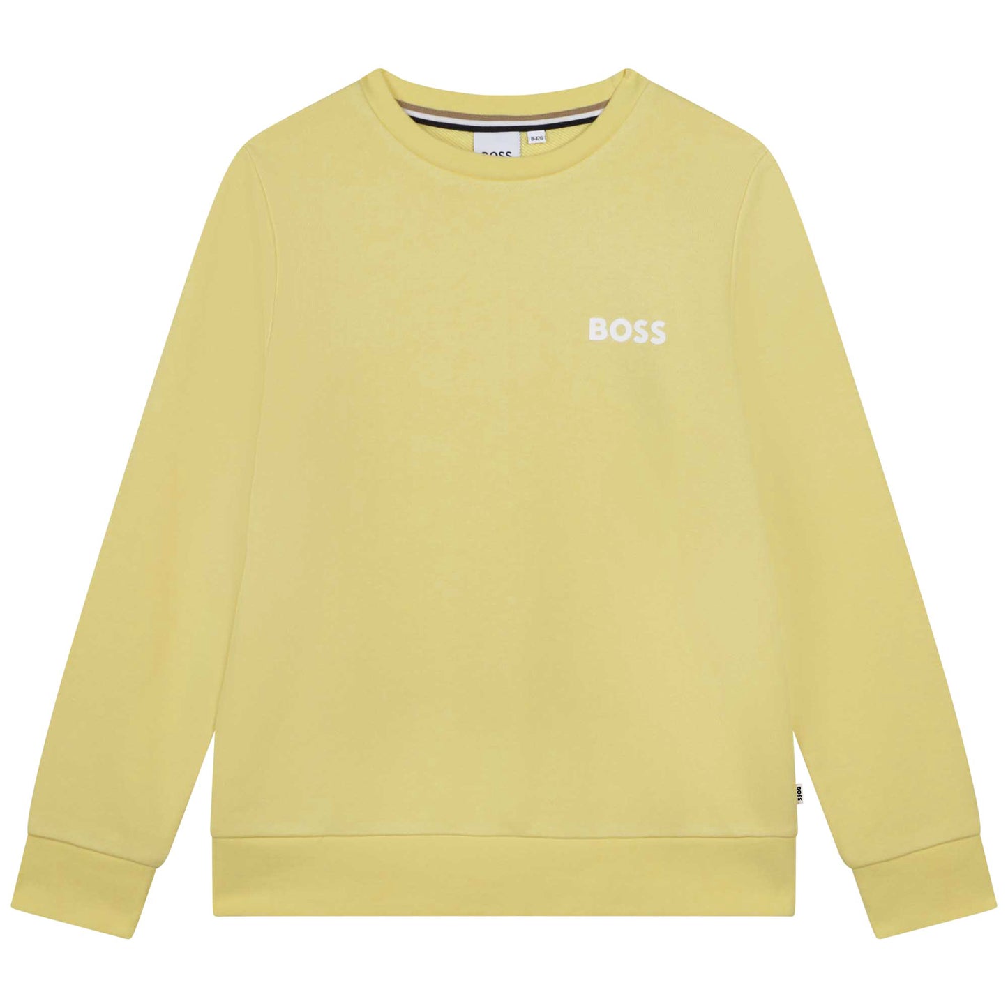Hugo Boss Boys Fleece Logo Sweatshirt _Yellow J25O43-528