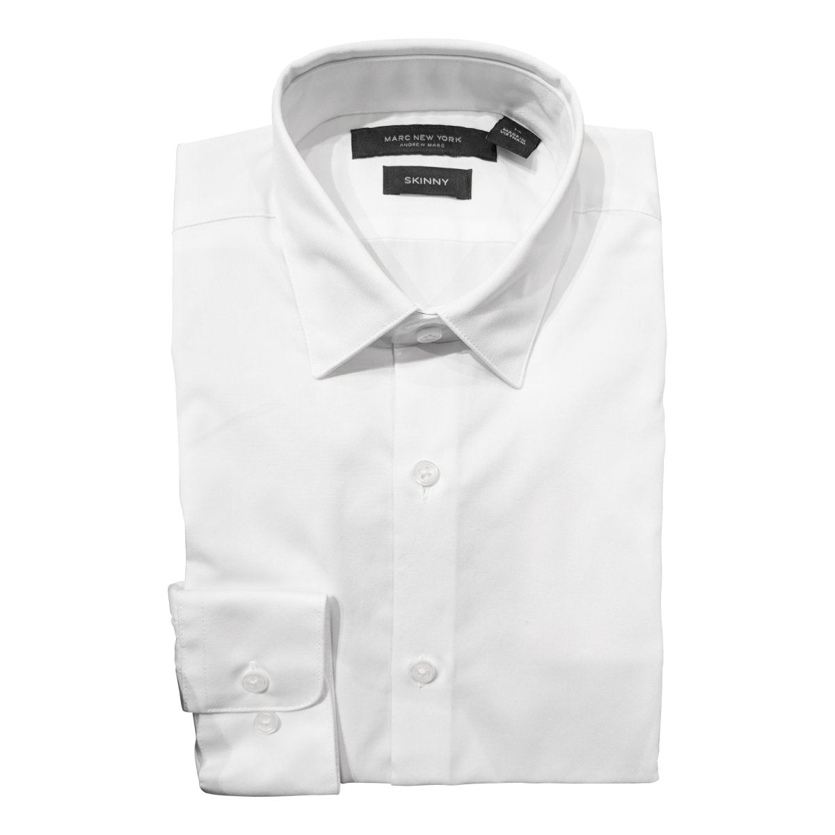 Marc New York Boys Skinny White Dress Shirt - NorthBoys