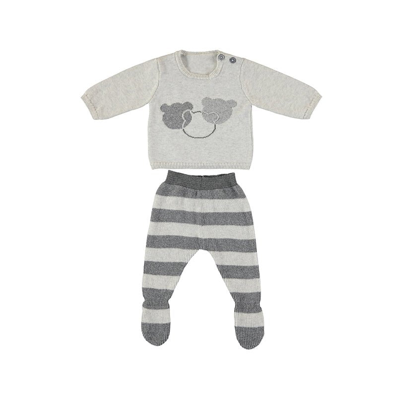 Mayoral Baby Knit Leg Warmer Set _Grey 2507 - 11 - NorthBoys