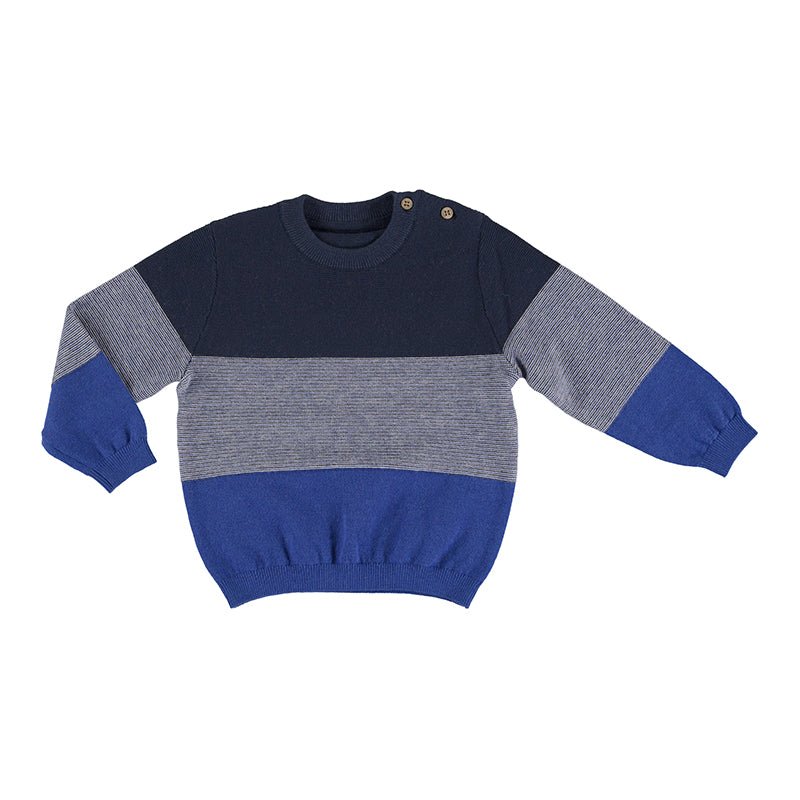 Mayoral Baby L/S Striped Sweater _Blue 2306 - 77 - NorthBoys