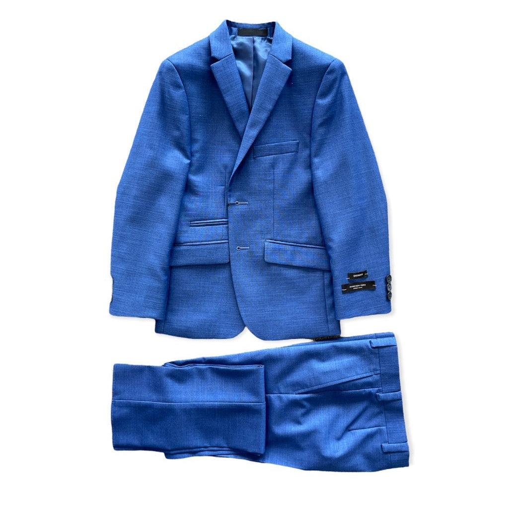 Marc New York Boys Husky Bright Blue Suit